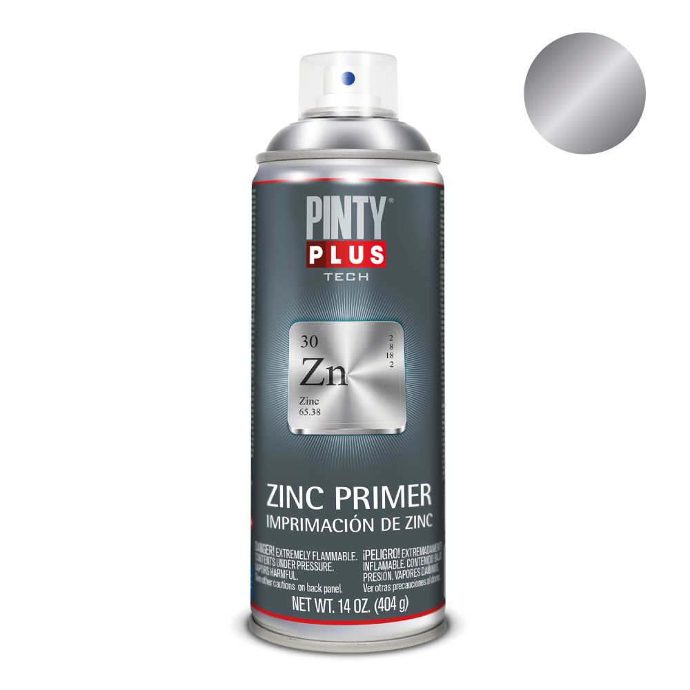 Cinka grunts krāsa aerosolā TECH PintyPlus