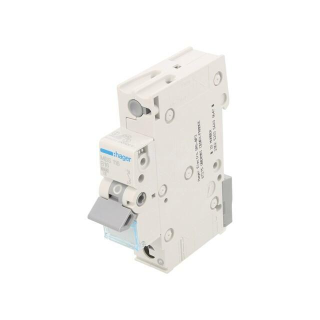 HAGER Circuit breaker; 230/400VAC; Inom: 16A