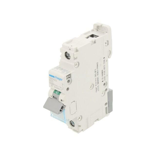 HAGER Circuit breaker; 230/400VAC; Inom: 25A