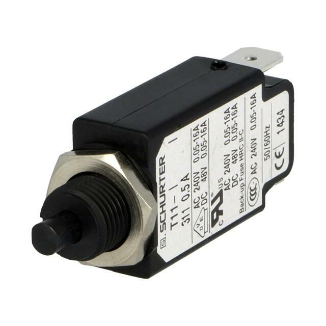 SCHURTER Circuit breaker; Urated: 240VAC; 48VDC