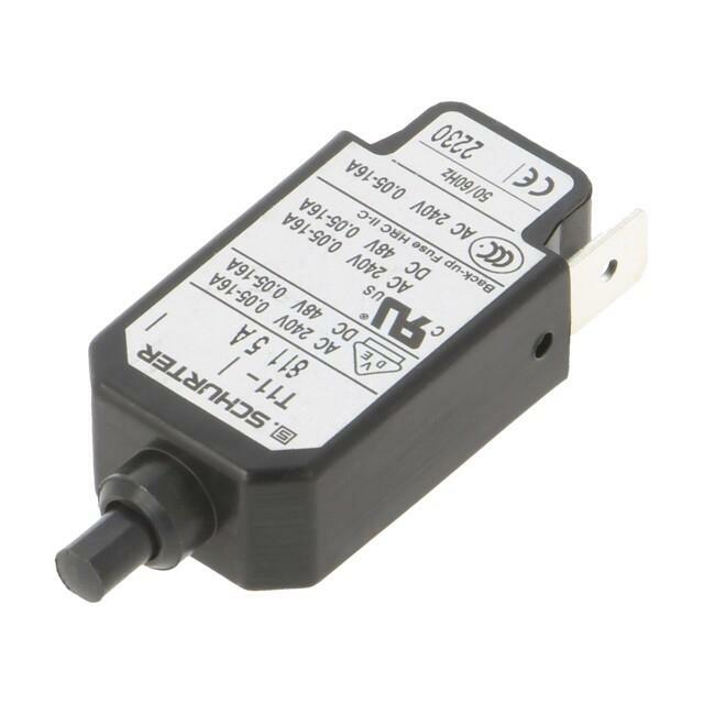 SCHURTER Circuit breaker; Urated: 240VAC; 48VDC
