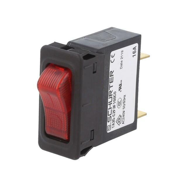 SCHURTER Circuit breaker; Urated: 240VAC; 60VDC