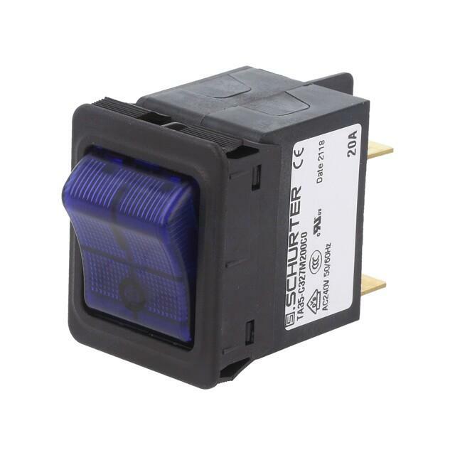 SCHURTER Circuit breaker; Urated: 240VAC; 60VDC