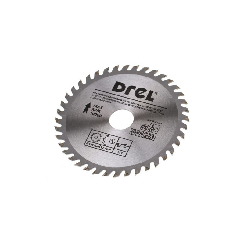 DREL Cirkulārā zāģa ripa 125*40T |