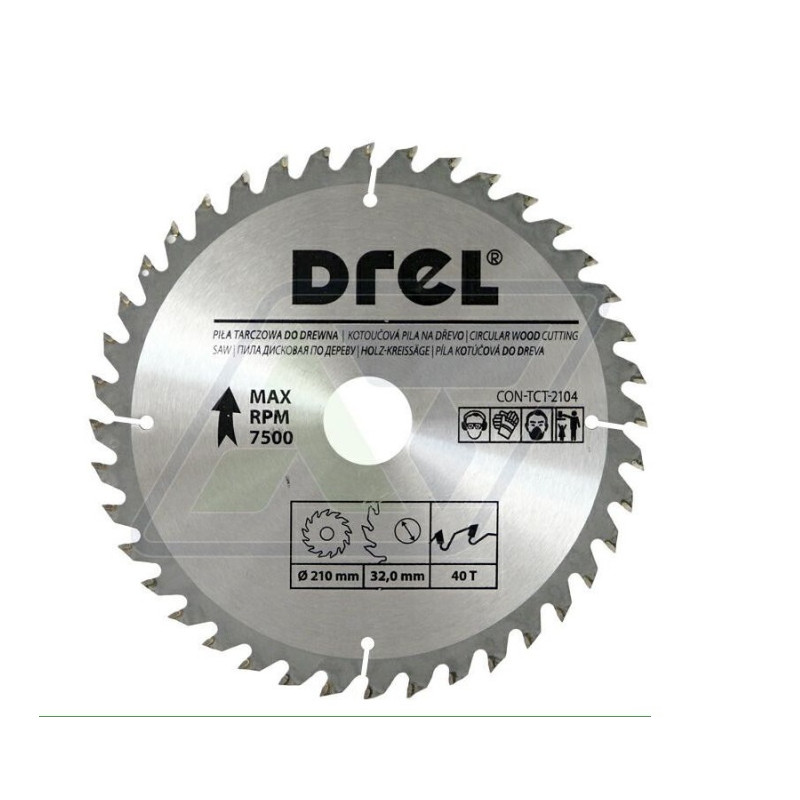 DREL Cirkulārā zāģa ripa 210*40T |