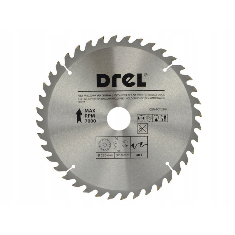 DREL Cirkulārā zāģa ripa 230*40T |