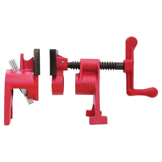 BESSEY Clamp; universal; for steel pipes