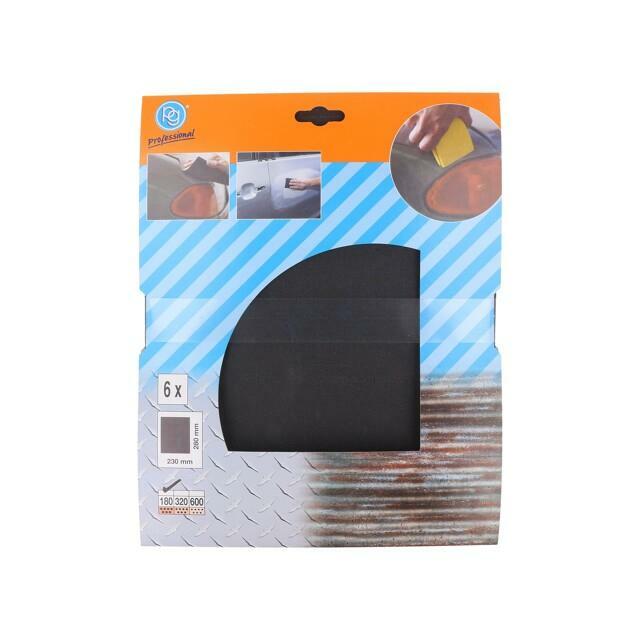 PG PROFESSIONAL Cleaning cloth: sandpaper; Granularity: