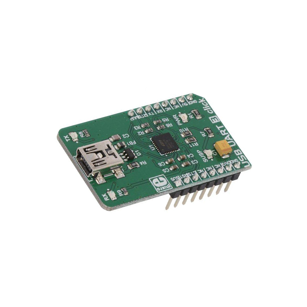 Click board; prototype board; Comp: CP2102N