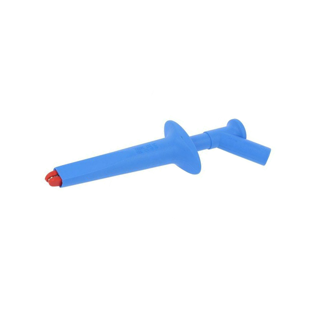 STAUBLI Clip-on probe; crocodile; 16A; blue