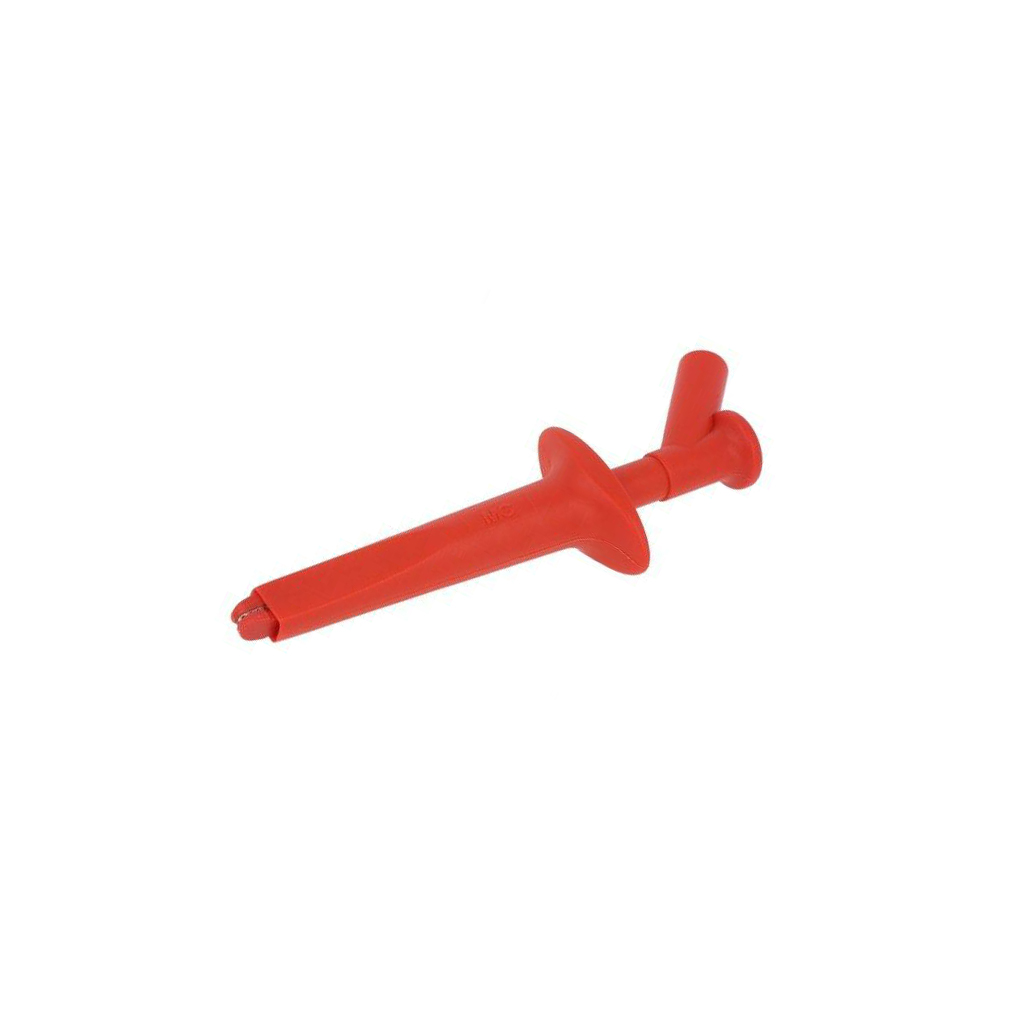 STAUBLI Clip-on probe; crocodile; 16A; red