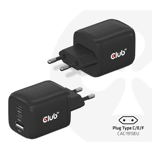 CLUB 3D Club3D Reiseladegerat 2xUSB Typ