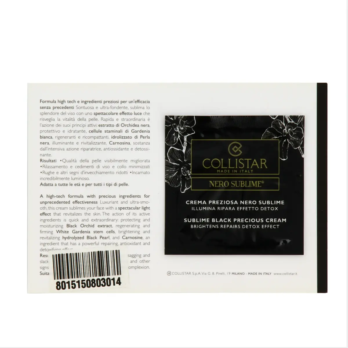 Collistar, Nero Sublime, Illuminating, Day, Cream