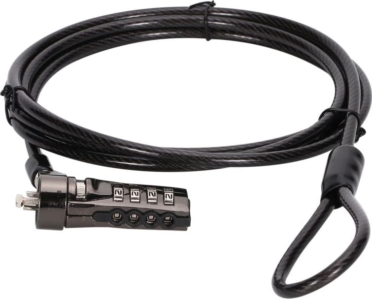 Conceptronic CUSTODIO01BS kabeļu slēdzene Melns 1