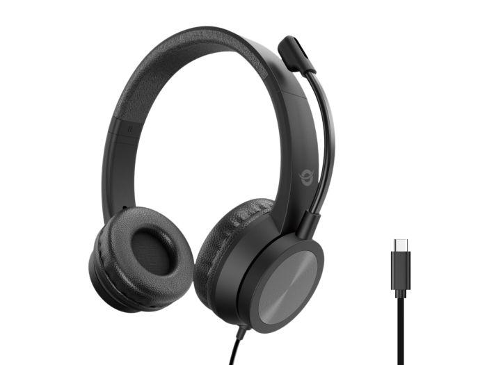 Conceptronic Headset USB-C  Mikro,int.Bed