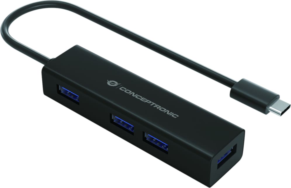 Conceptronic HUBBIES07B interfeisa centrmezgls USB 3
