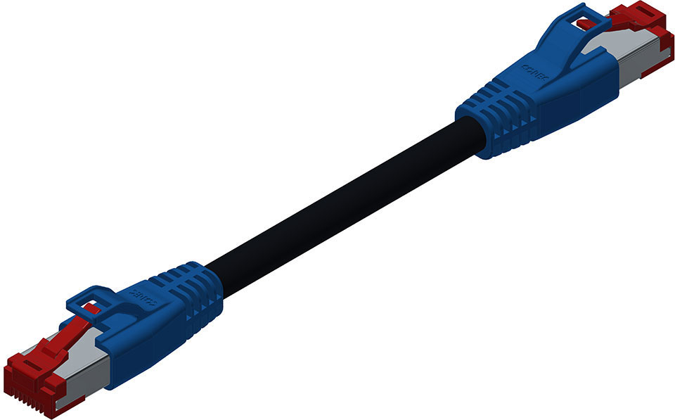 Conec IND PATCH C5E 4X2XAWG26 BU