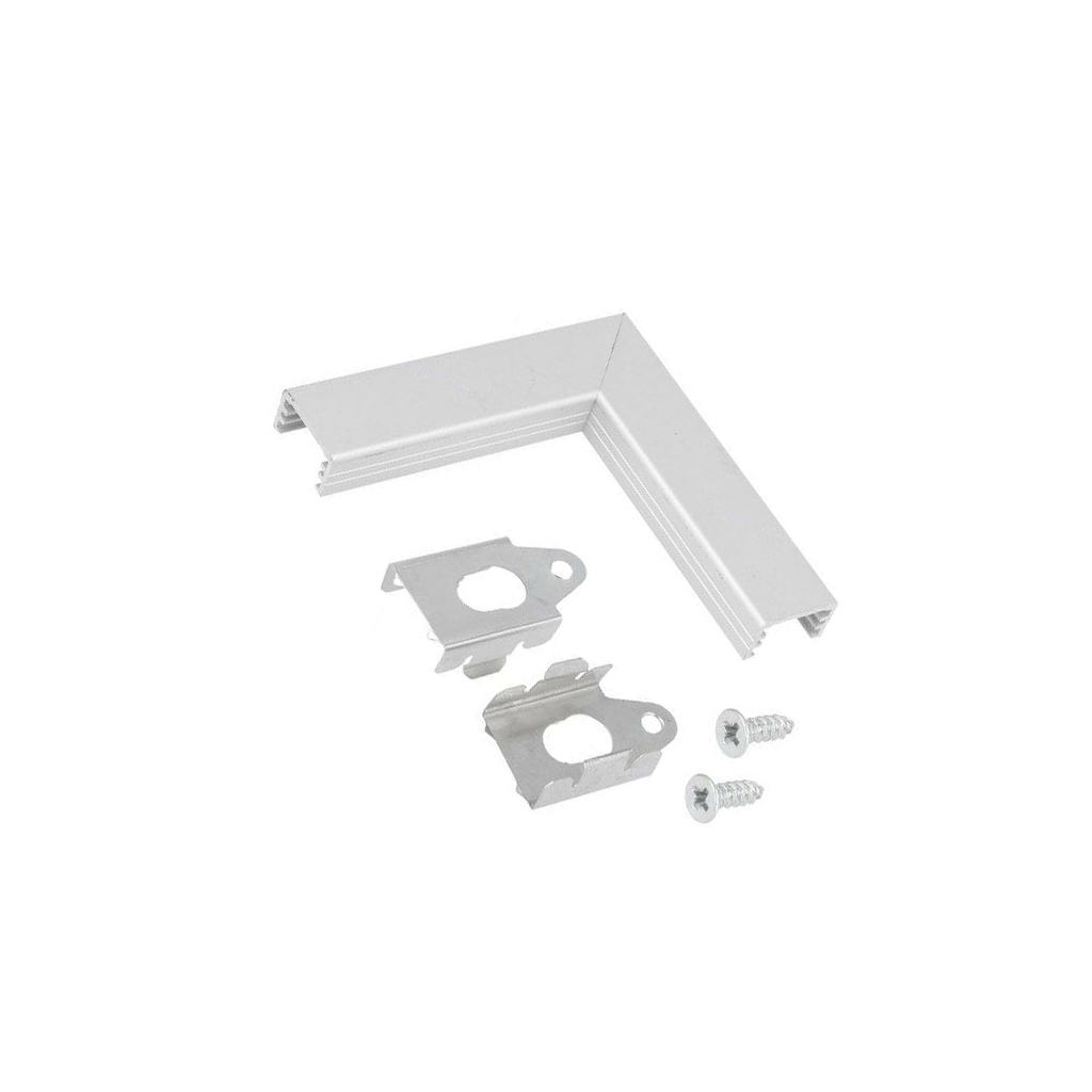 TOPMET Connector 90°; natural; aluminium; SLIM8