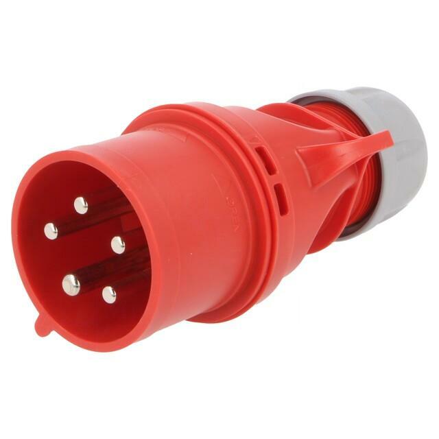 PCE Connector: AC supply 3-phase; plug