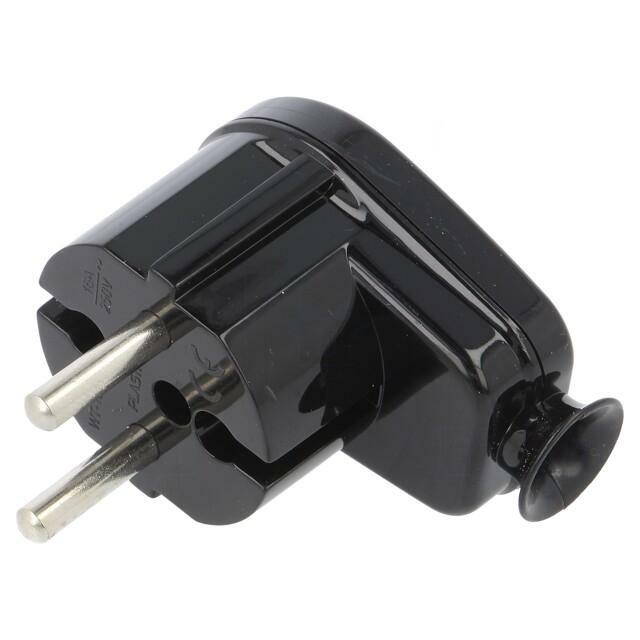 PLASTROL Connector: AC supply; male; plug