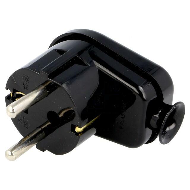 PLASTROL Connector: AC supply; male; plug