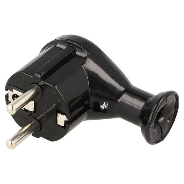PLASTROL Connector: AC supply; male; plug
