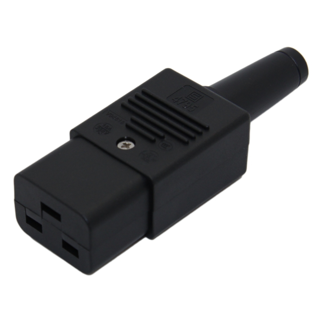 SCHURTER Connector: AC supply; plug; female