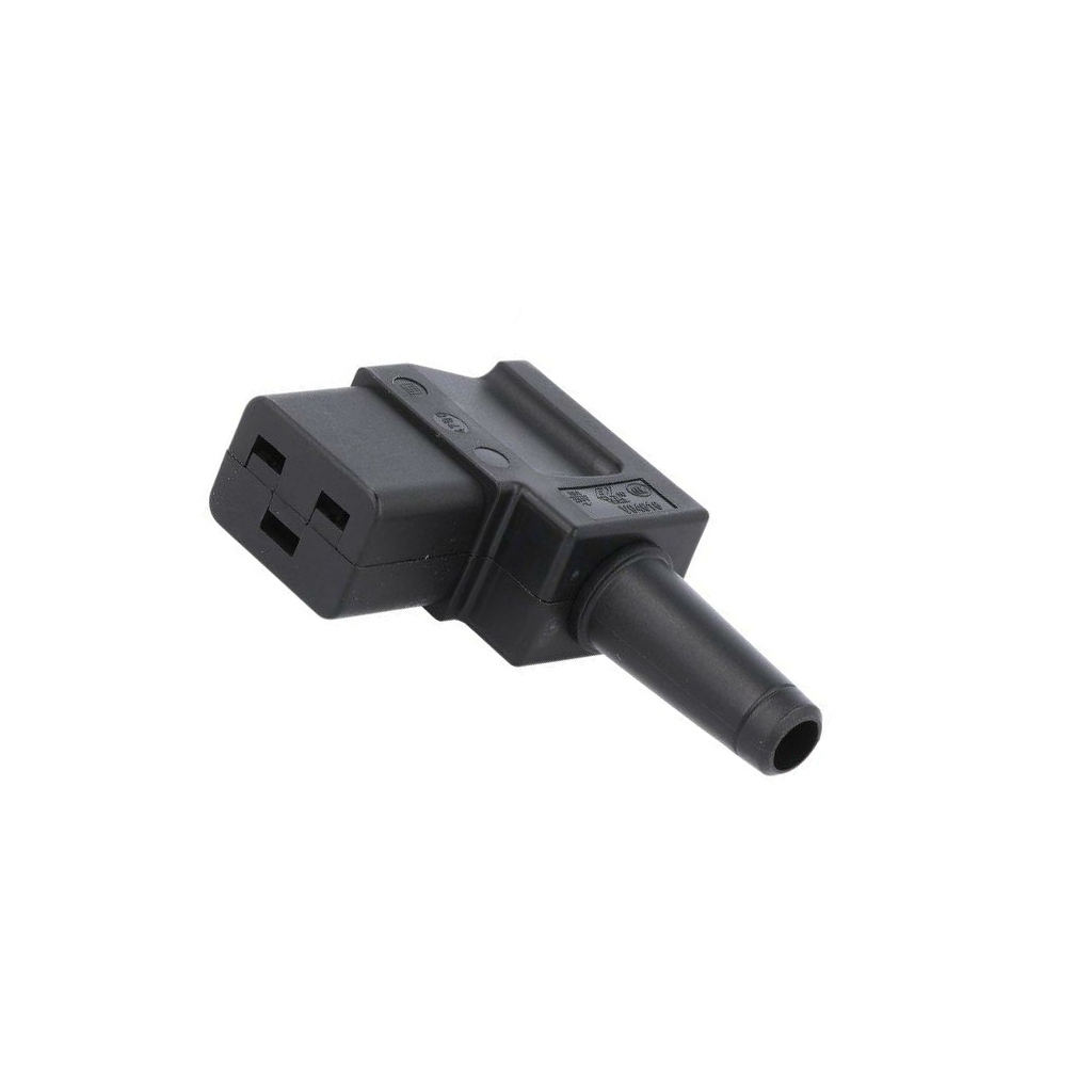 SCHURTER Connector: AC supply; plug; female