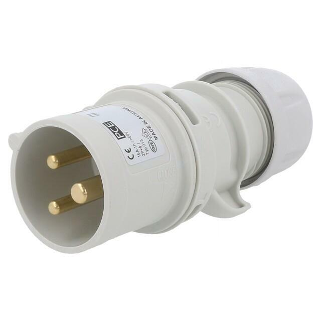 PCE Connector: AC supply; plug; male