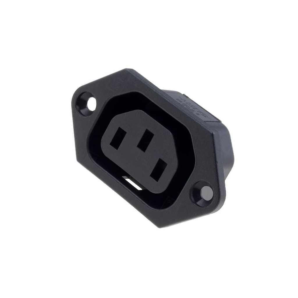 SCHURTER Connector: AC supply; socket; female