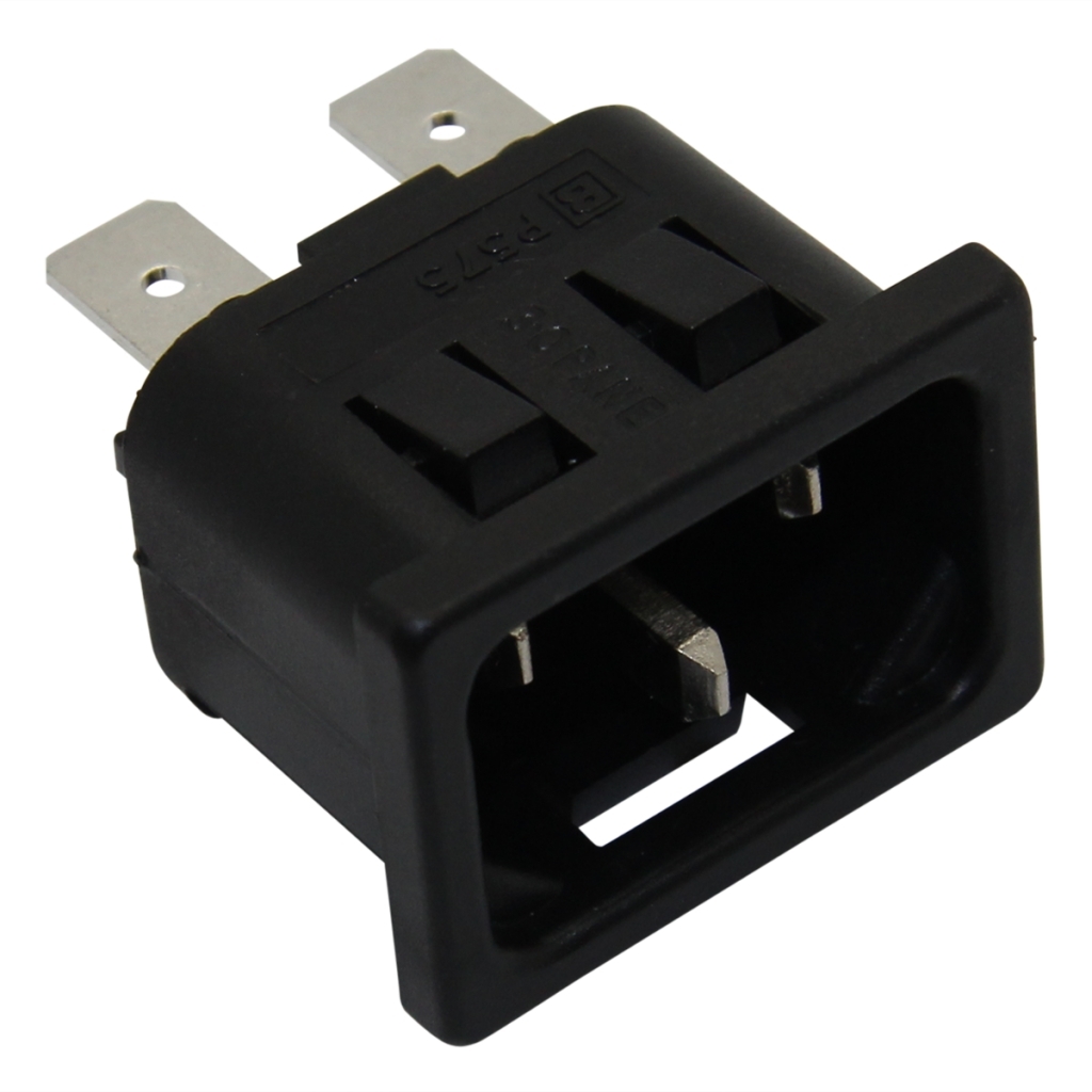 BULGIN Connector: AC supply; socket; male