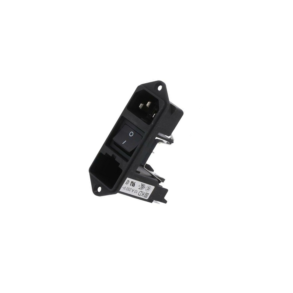 SCHURTER Connector: AC supply; socket; male