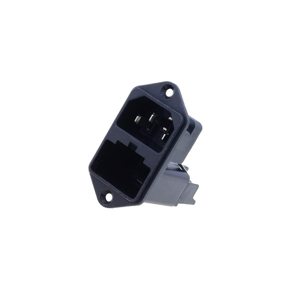 SCHURTER Connector: AC supply; socket; male