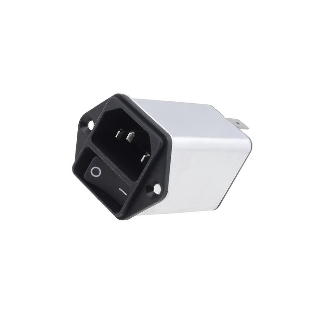 SCHURTER Connector: AC supply; socket; male