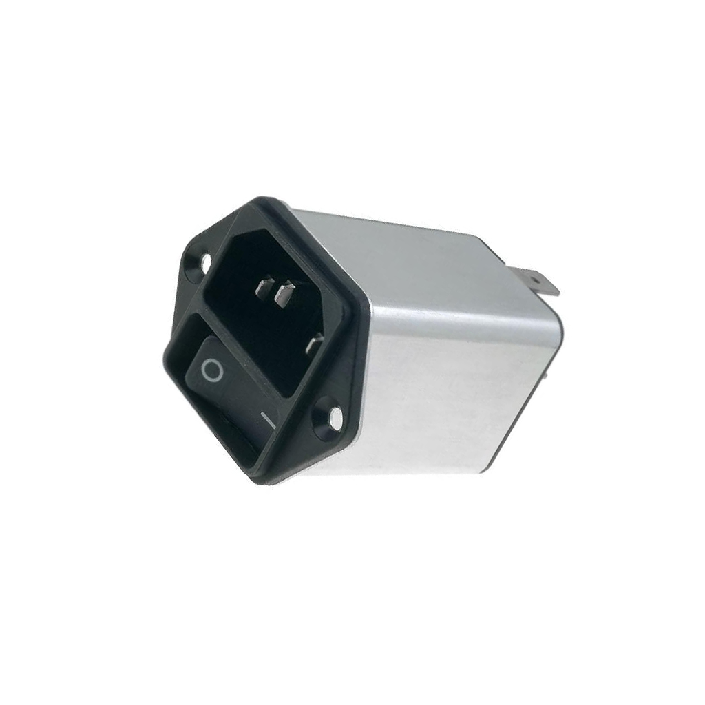 SCHURTER Connector: AC supply; socket; male