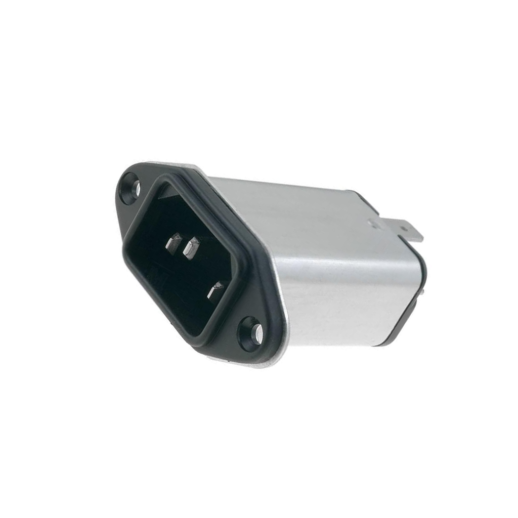 SCHURTER Connector: AC supply; socket; male