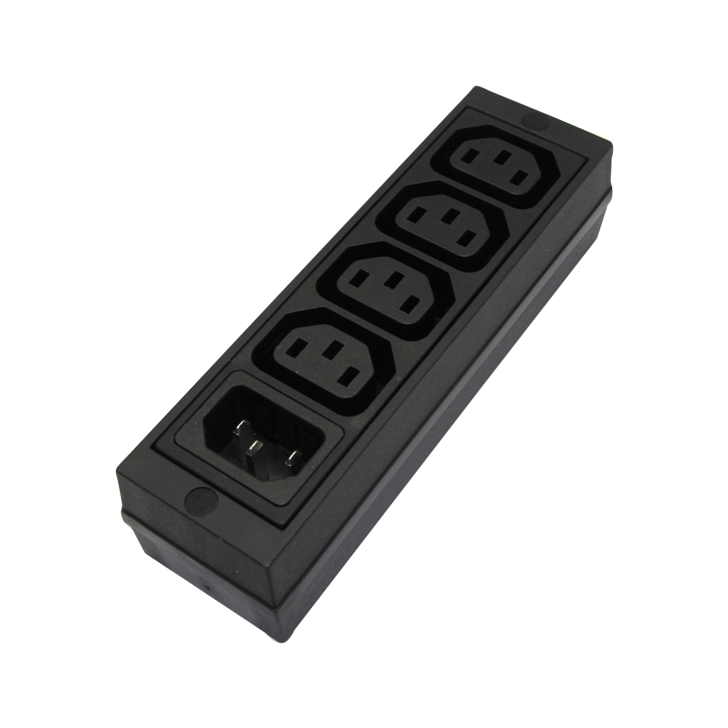SCHURTER Connector: AC supply; splitter; 10A