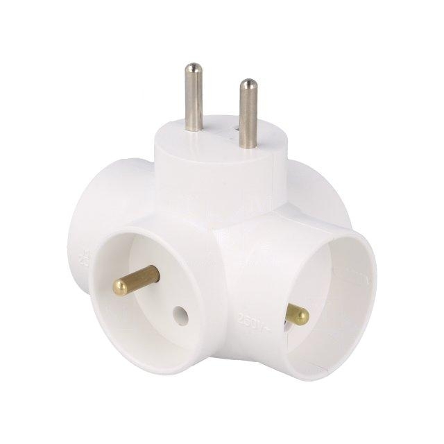 TIMEX-ELEKTRO Connector: AC supply; splitter; 2P+PE