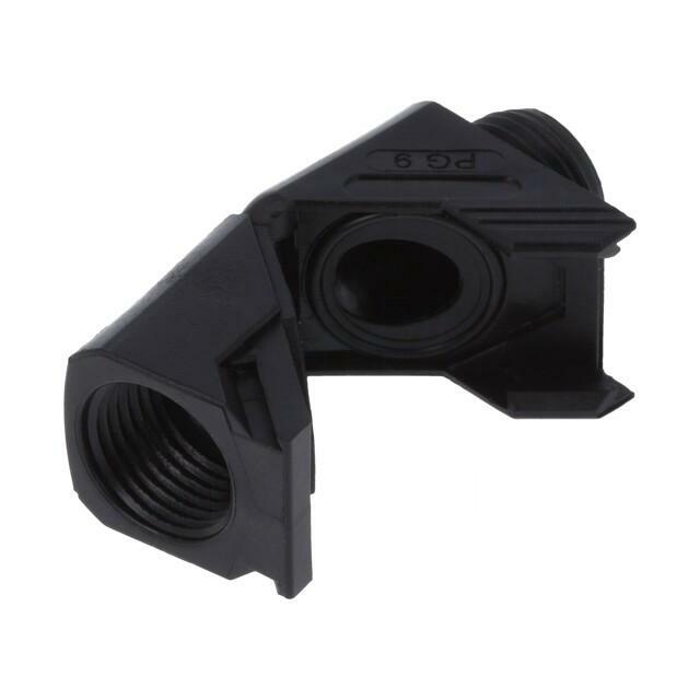 Connector; angular; PG9; PG9; IP68; polyamide