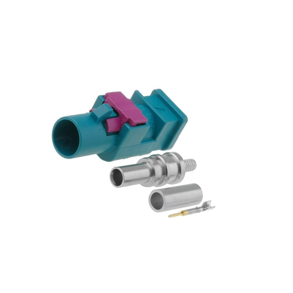 4CARMEDIA Connector: antenna; plug; FAKRA; RG174