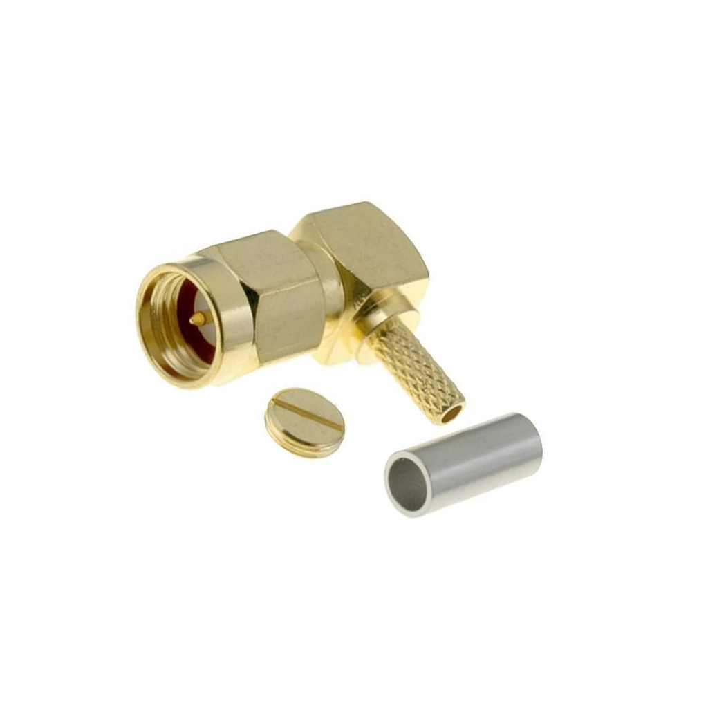 4CARMEDIA Connector: antenna; plug; SMA-C; RG174