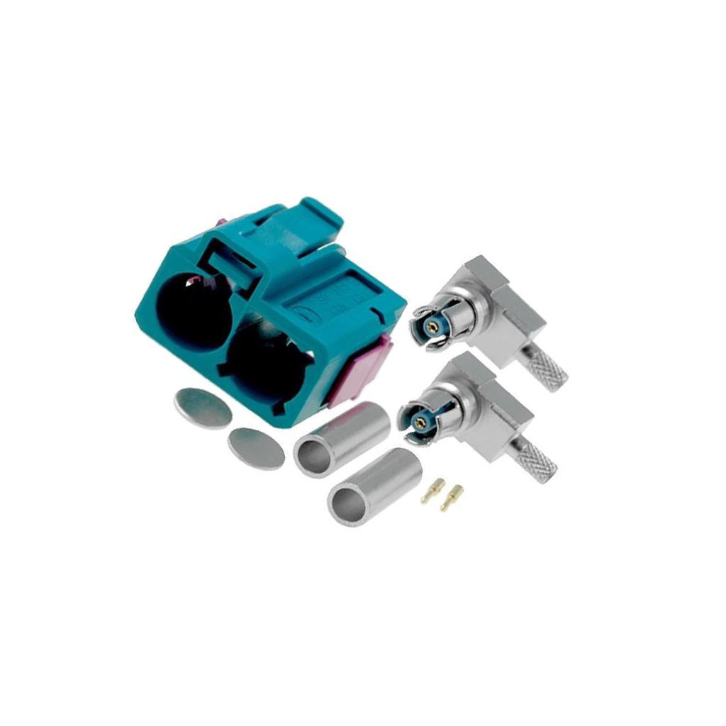 4CARMEDIA Connector: antenna; socket; FAKRA; RG174