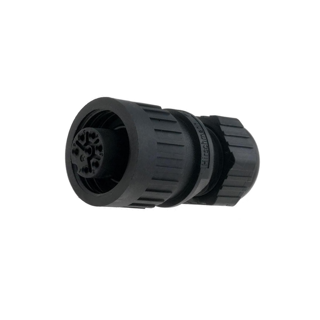 HIRSCHMANN Connector: circular; plug; female; IP67