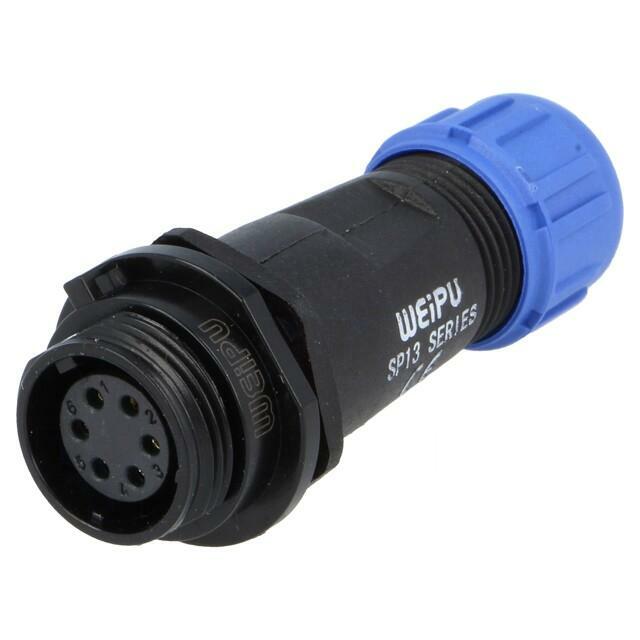 WEIPU Connector: circular; plug; female; PIN:
