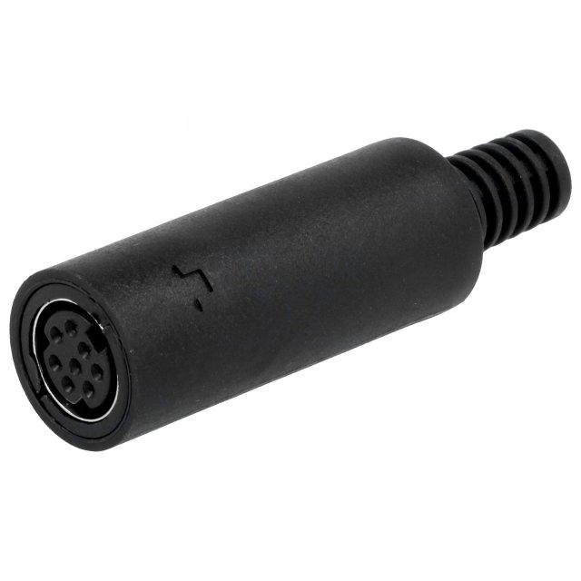 LUMBERG Connector: DIN mini; plug; female