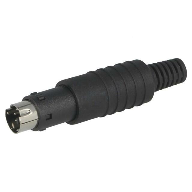 LUMBERG Connector: DIN mini; plug; male