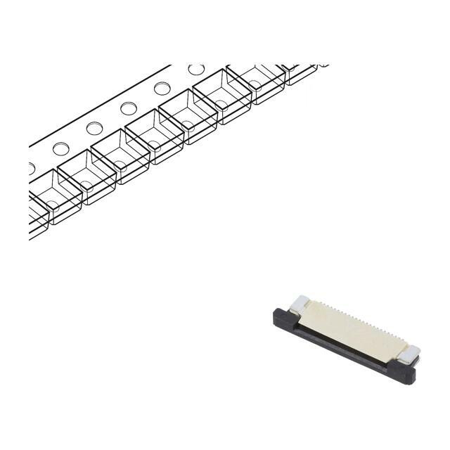 AMPHENOL AORORA Connector: FFC/FPC; female; PIN: