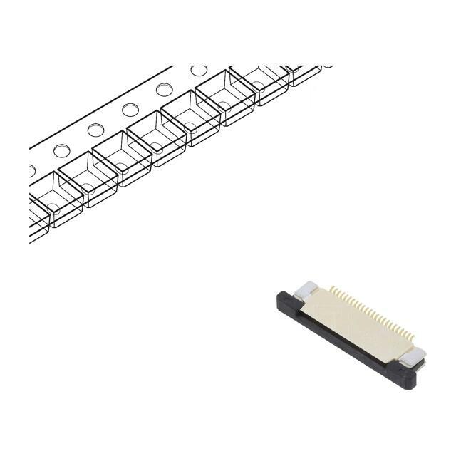 AMPHENOL AORORA Connector: FFC/FPC; female; PIN: