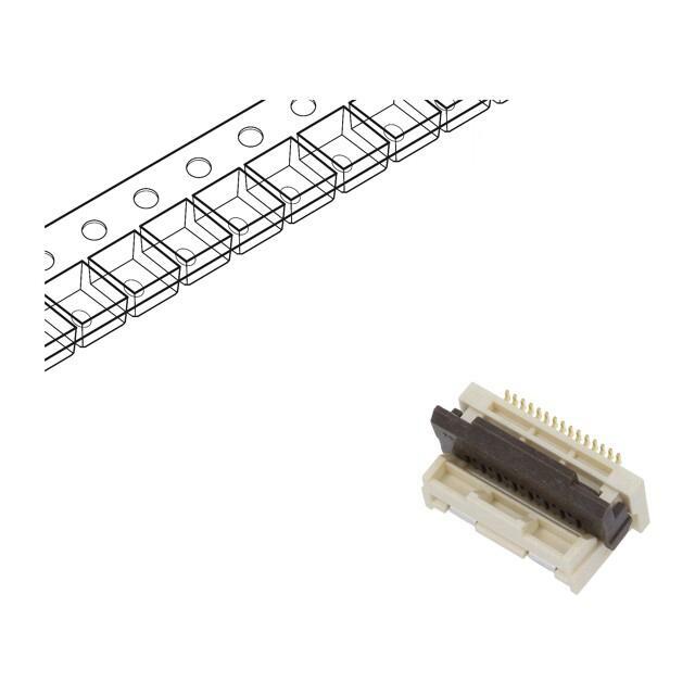 MOLEX Connector: FFC/FPC; PIN: 15; vertical