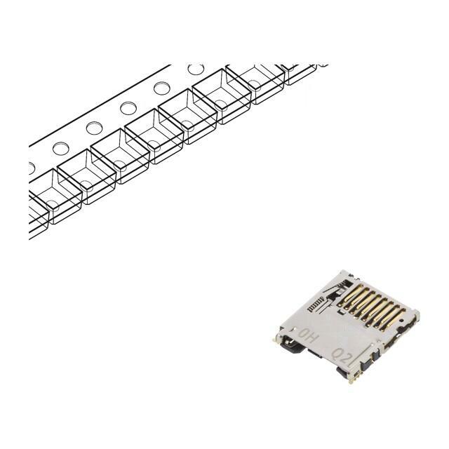 HIROSE Connector: for cards; microSD; bottom
